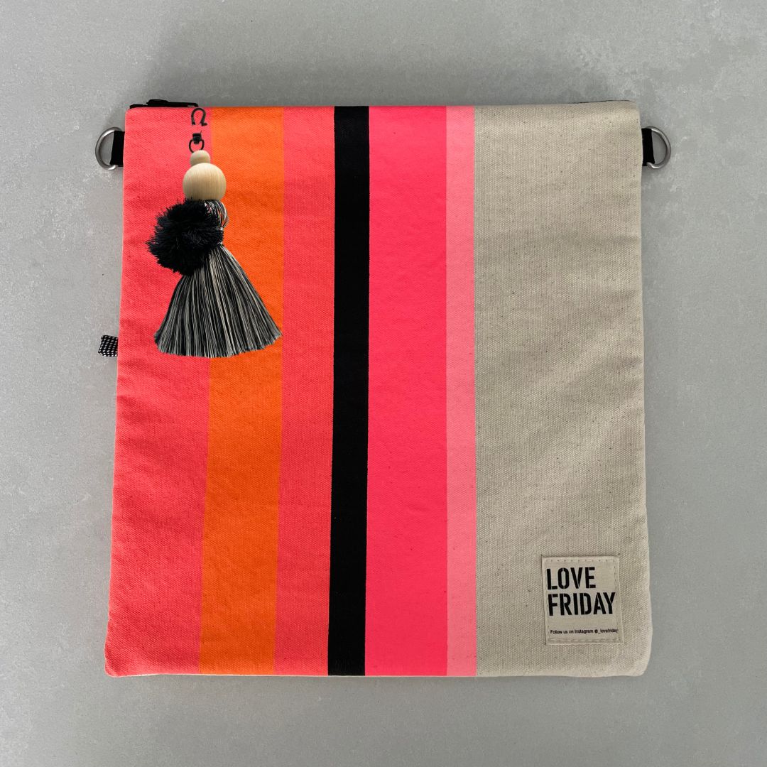 Pilbara Cooler Bag Pom Pom Zebra