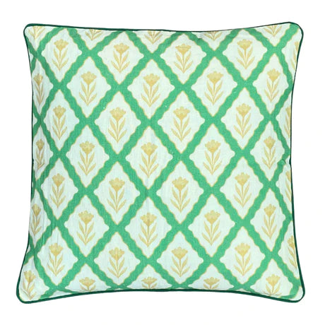 Floral Trellis Cushion Cover