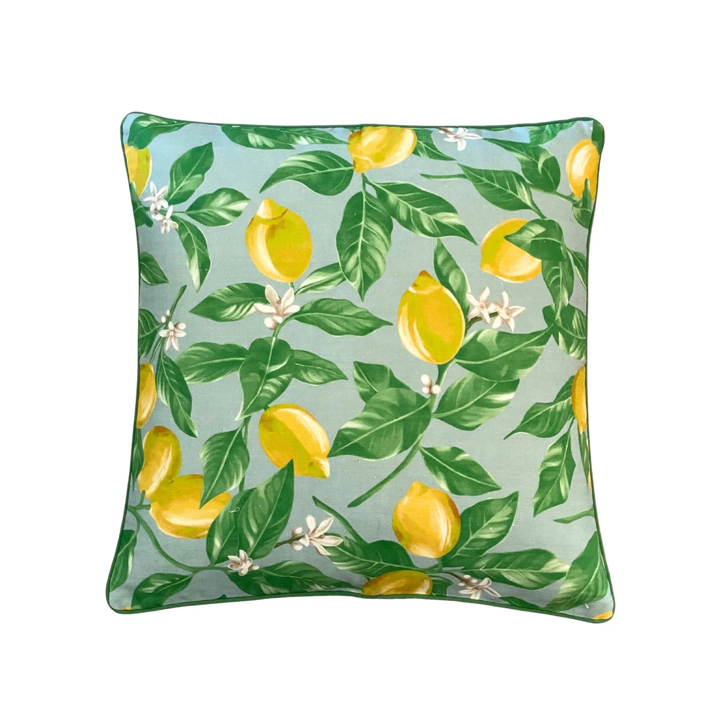 Lemon Linen Cushion Cover 50 x 50