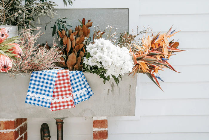 Red Gingham Tea Towel