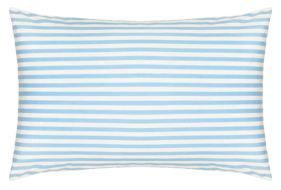 Blue Stripe Cotton Pillowcase