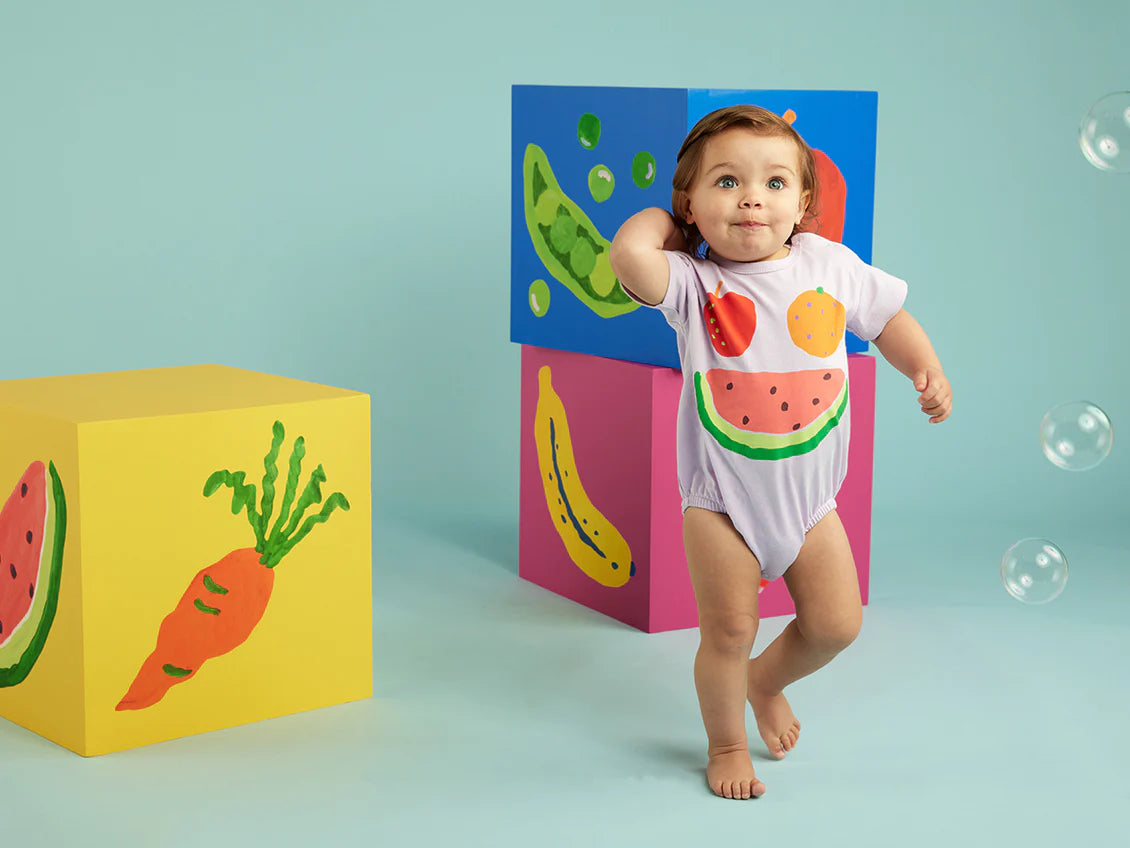 Eat The Rainbow Short Sleeve Bodysuit