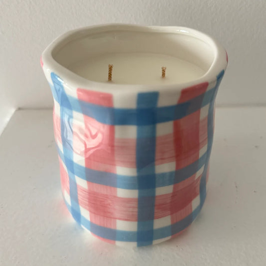 Large Candle - Peony Suede