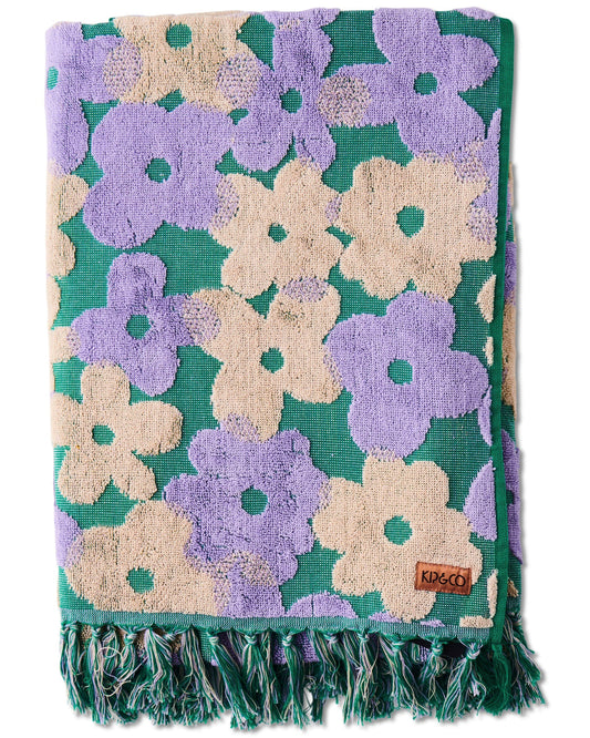 Bush Daisy Terry Bath Sheet / Beach Towel