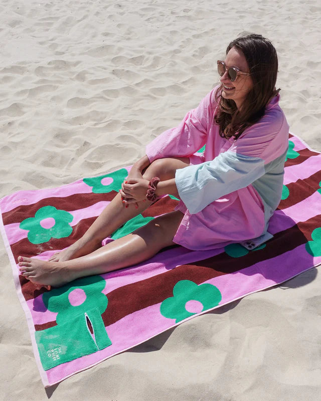 Rocky Road Premium Cotton Beach Towel