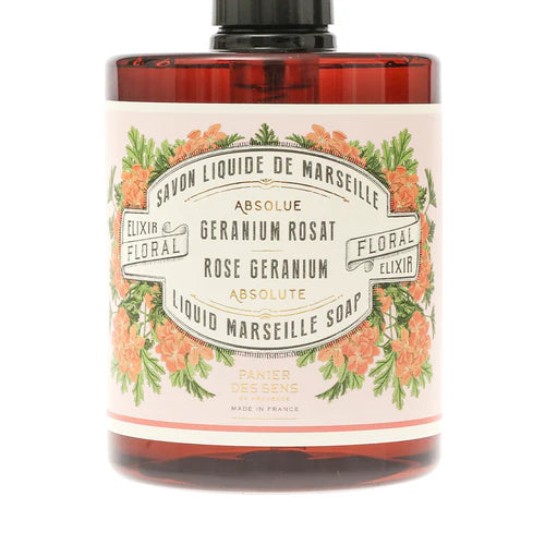 Rose Geranium Marseille Liquid Soap - Panier des Sens