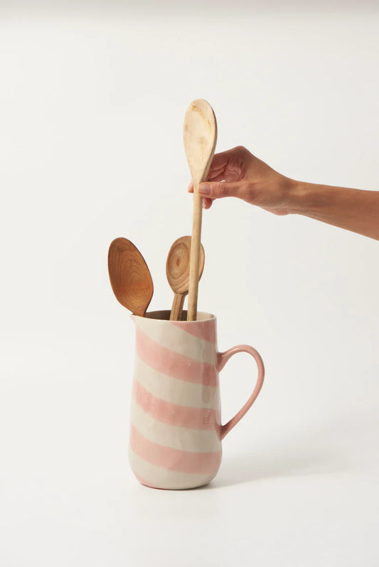 Cabana Stripe Jug Pink