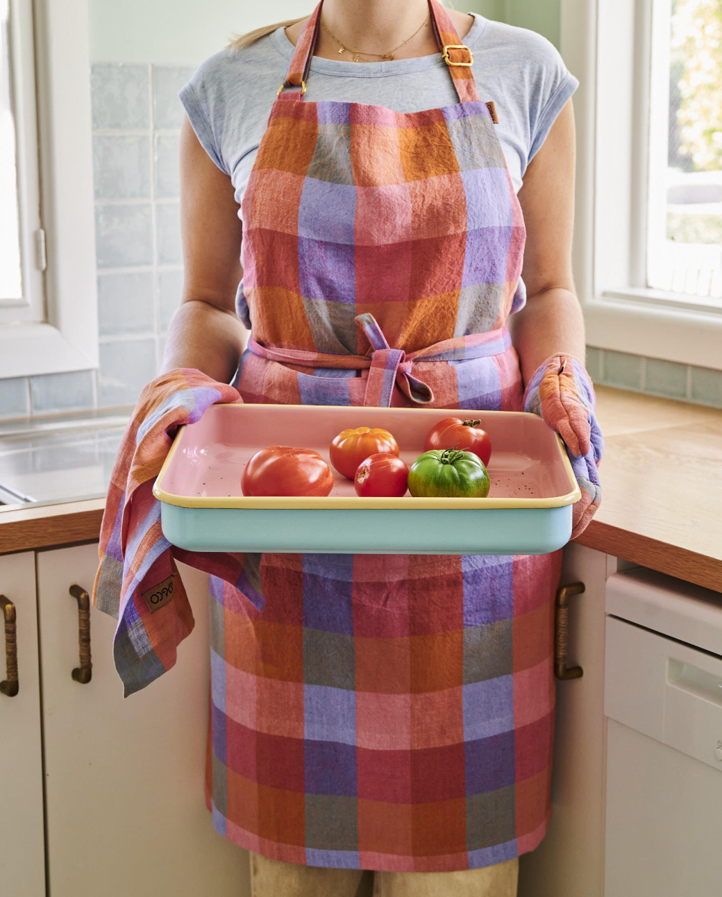 Tutti Frutti Linen Apron