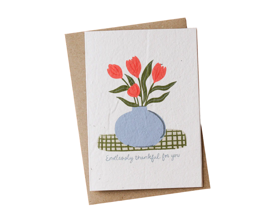 Endlessly Thankful Plantable Card