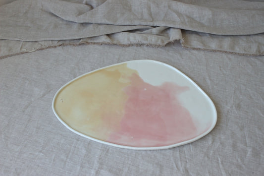 Watercolour Pebble Platter