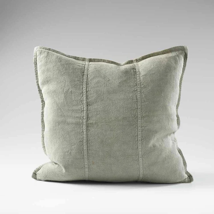 Pistachio Luca Linen Cushion