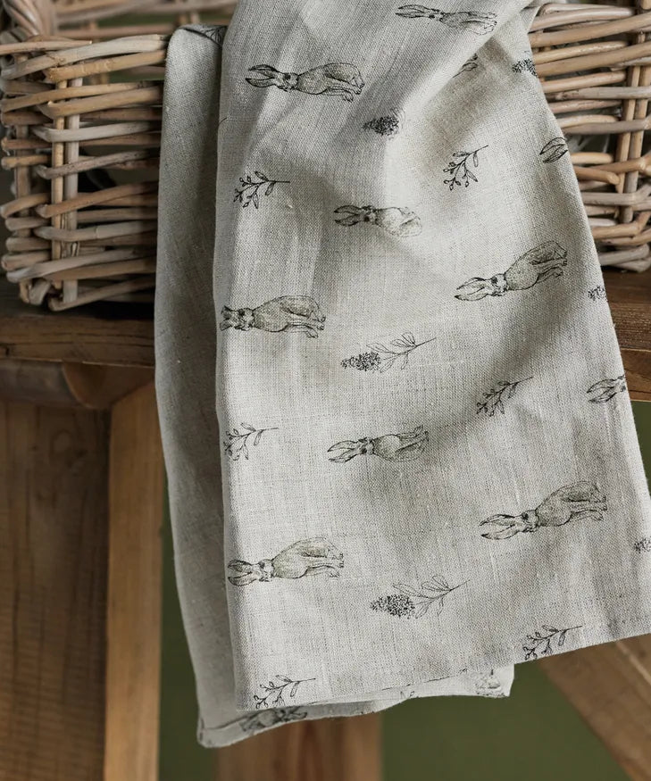 Harold Petite Linen Tea Towel