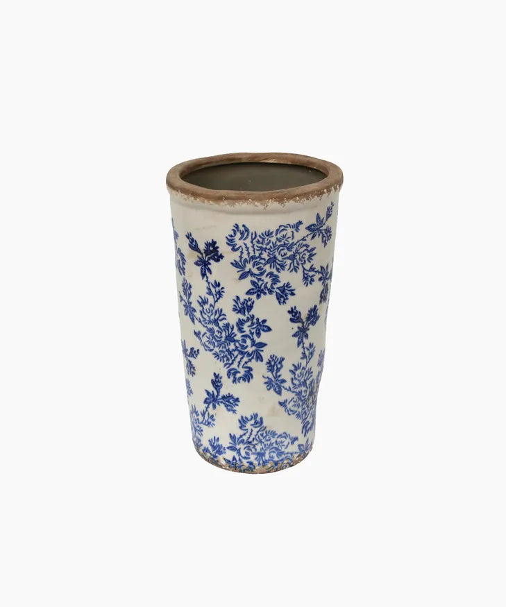 Blue Floral Vase