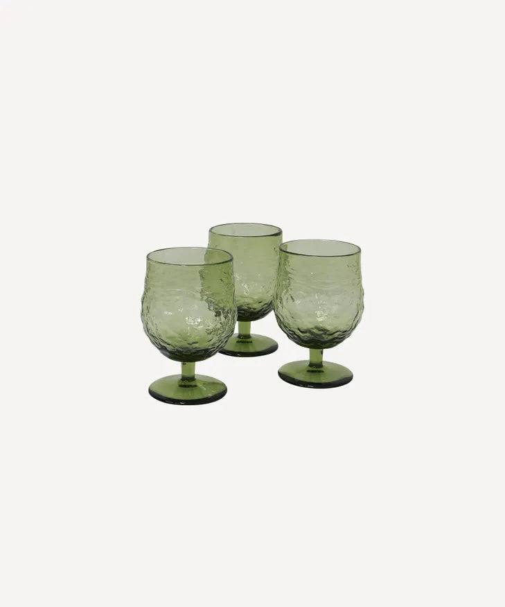 Serena Green Wine Goblet (2PC)