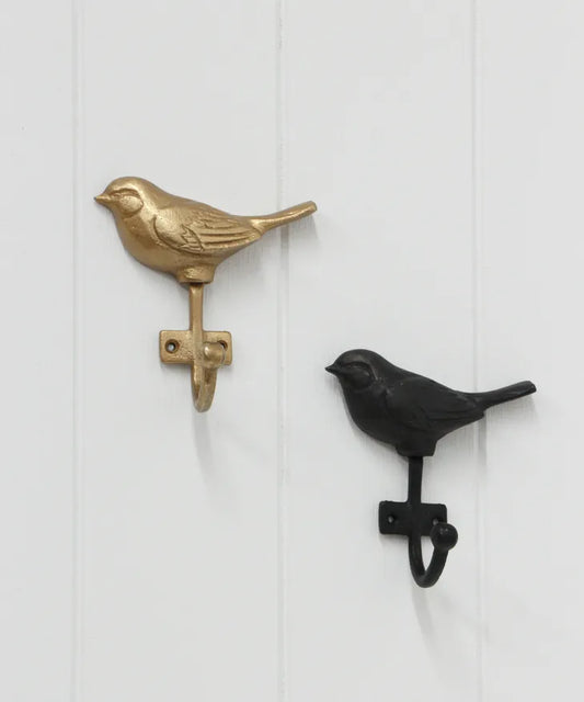 Birdie Iron Wall Hook Black