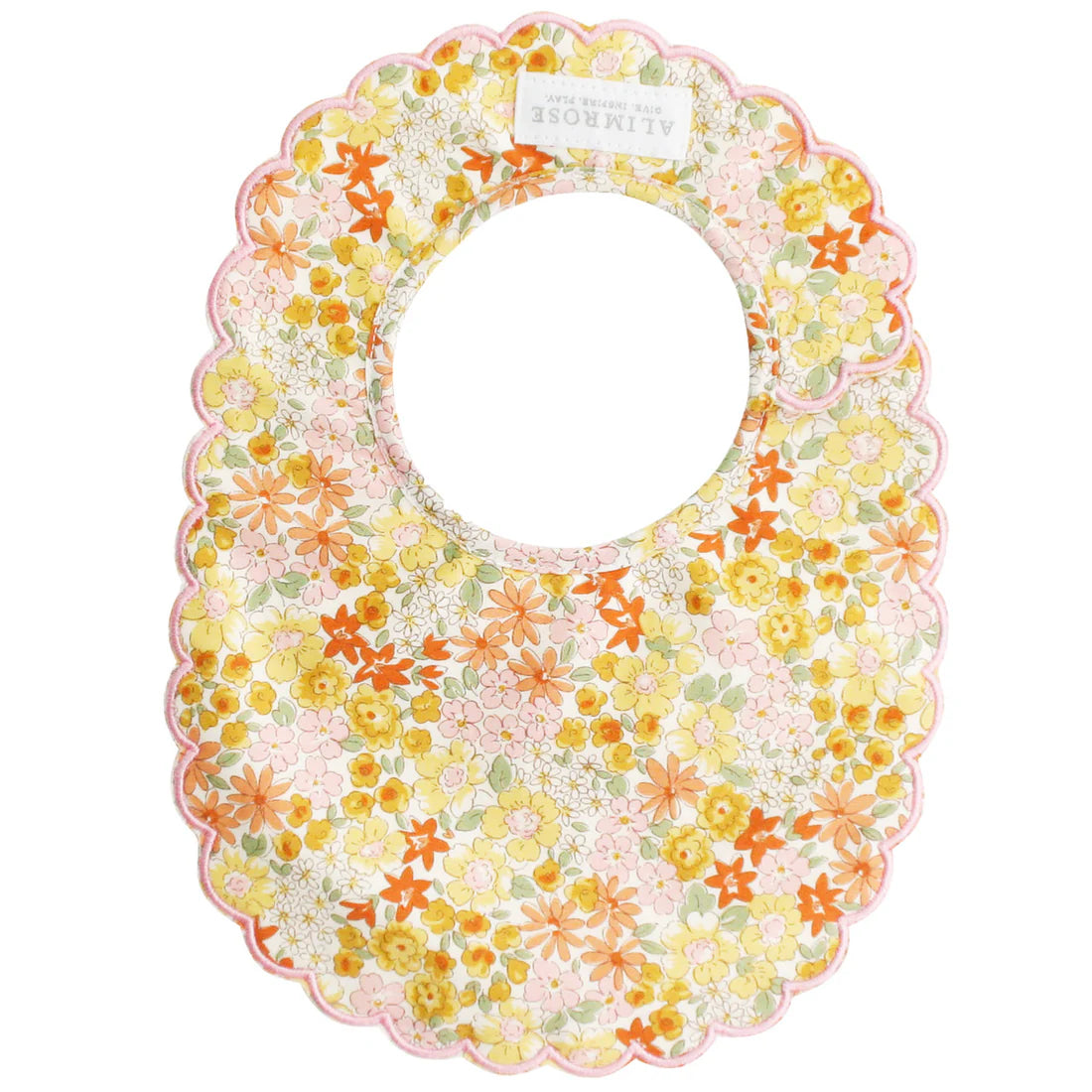 Scallop Bib Sweet Marigold