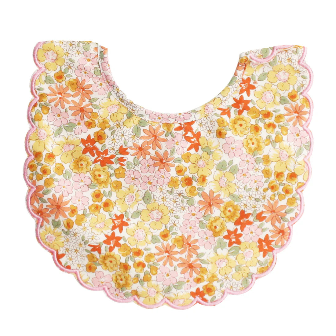 Scallop Bib Sweet Marigold