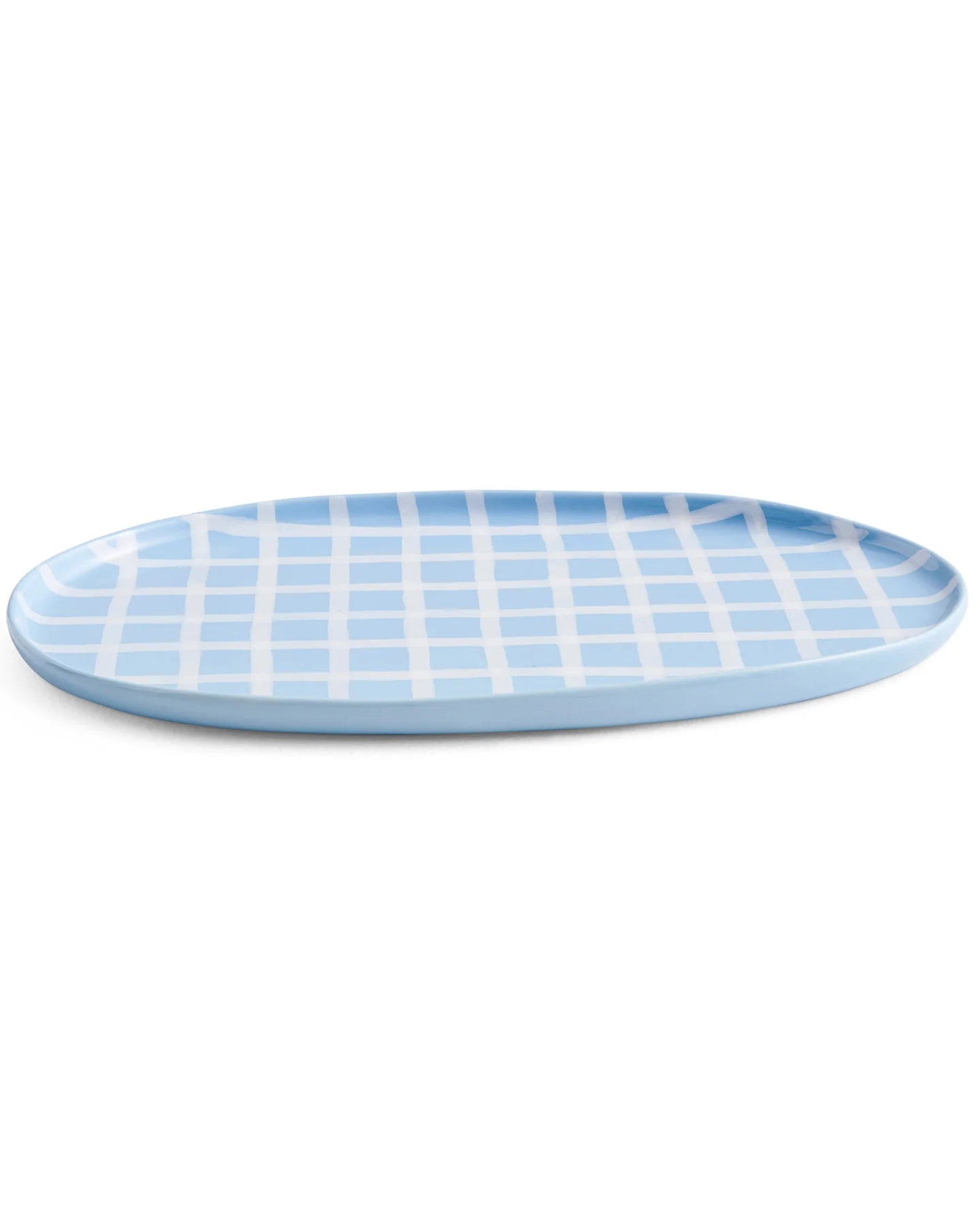 Blue Bird Tartan Platter