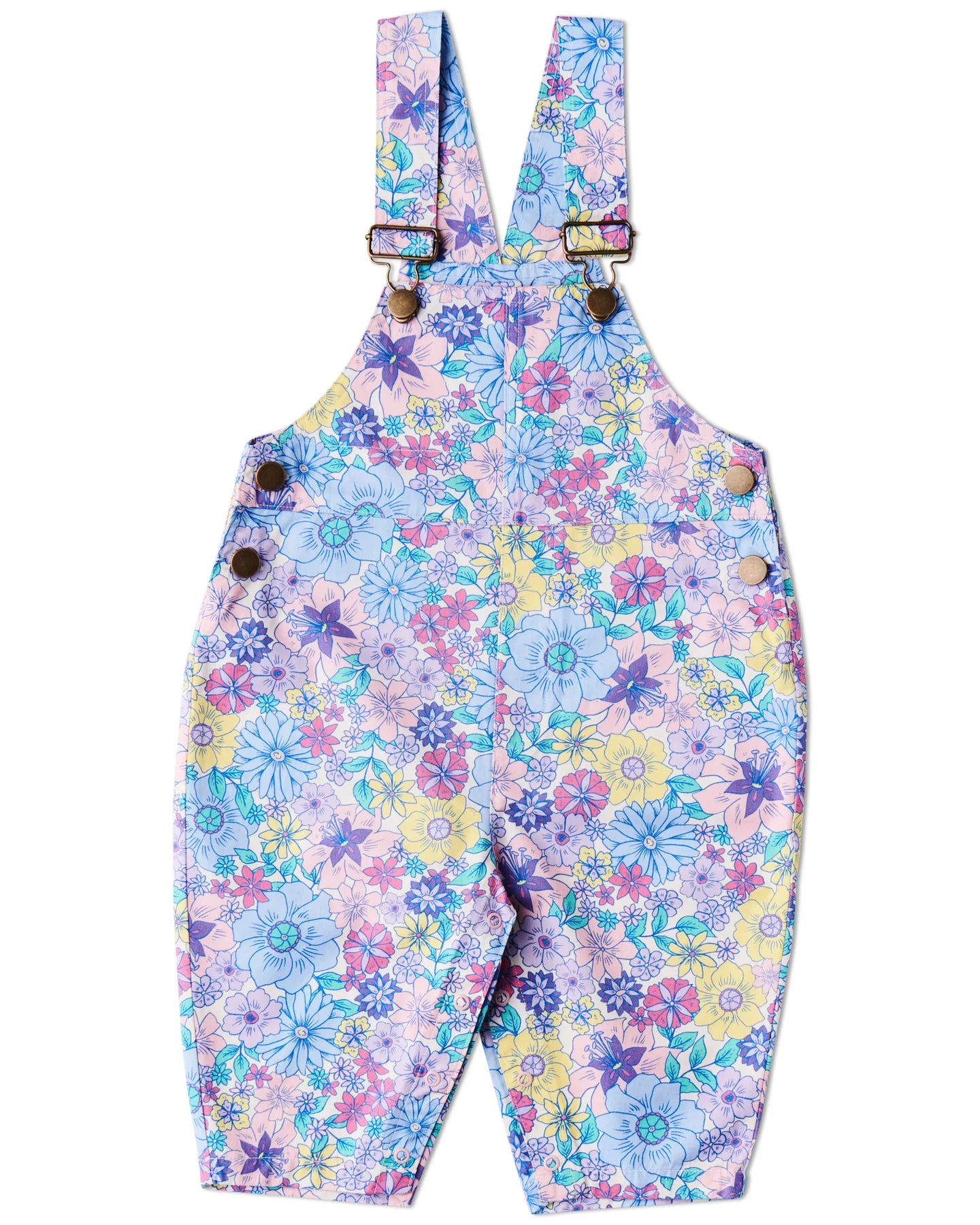 Bunch of Fun Baby Cotton Drill Overalls