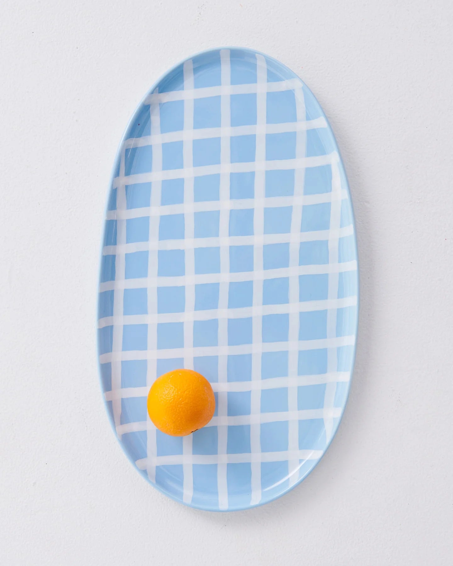 Blue Bird Tartan Platter