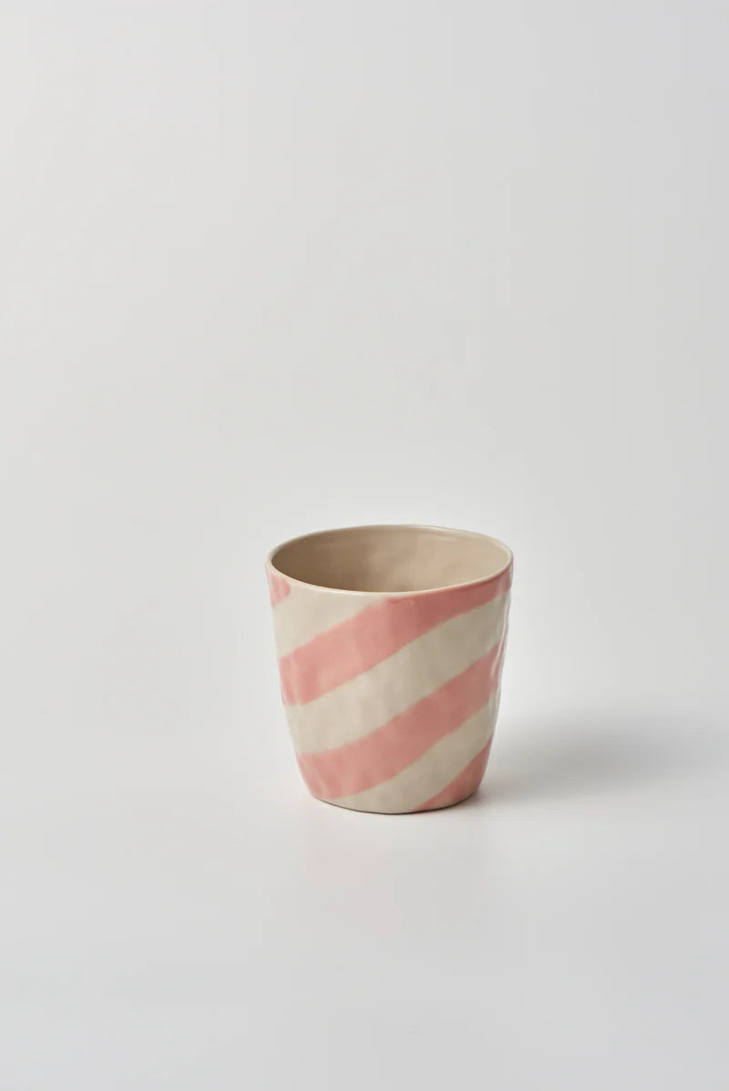 Cabana Stripe Tumbler Pink