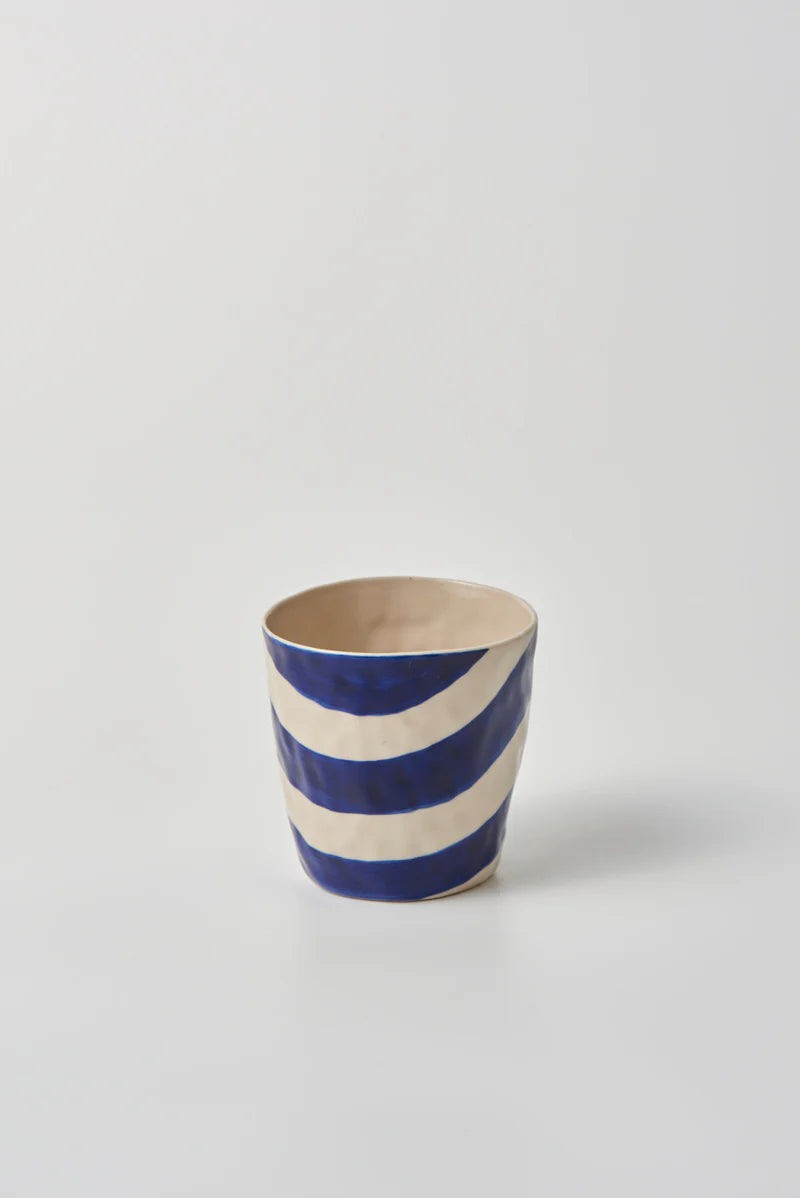 Cabana Stripe Tumbler Blue