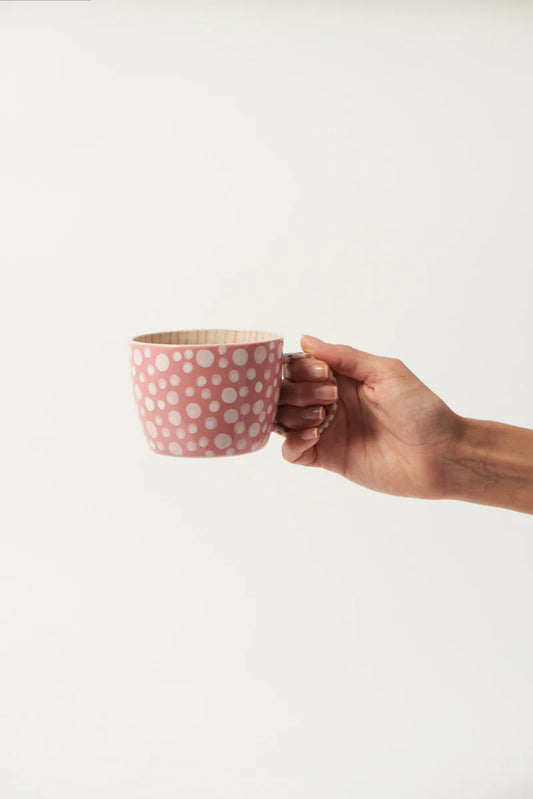 Chino Mug Pink Dot